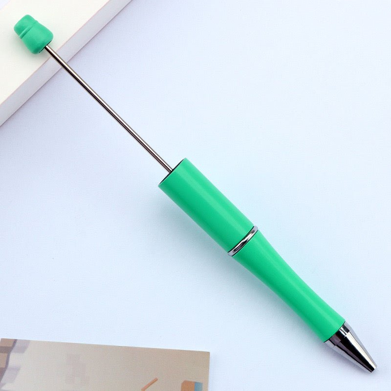 153C.Green Beadable DIY pen - Romo bead